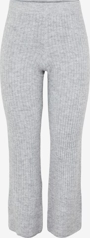 Bootcut Pantalon 'Niola' Pieces Petite en gris : devant