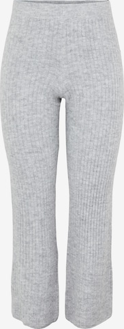 Bootcut Pantalon 'Niola' Pieces Petite en gris : devant