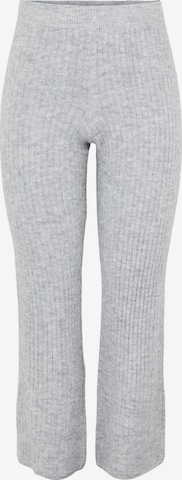 Pieces Petite - Bootcut Pantalón 'Niola' en gris: frente