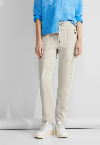 STREET ONE Loose fit Cargo Pants in Beige