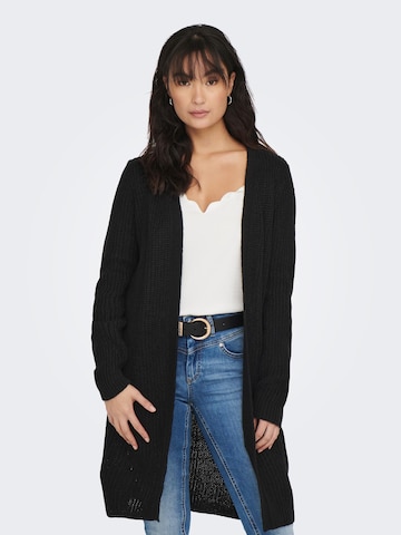 JDY Knit cardigan 'JUSTY ISA' in Black: front