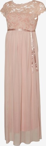 MAMALICIOUS Вечернее платье 'Vana' в Ярко-розовый: спереди