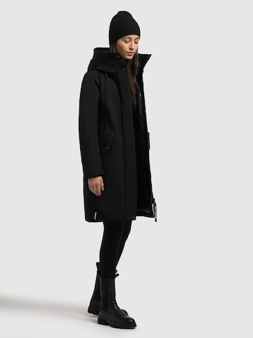 khujo Wintermantel 'WEBB'‌‌‌ in Schwarz