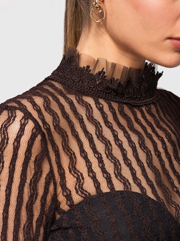 Ombre Bluse‌‌‌‌‌‌‌ in Braun