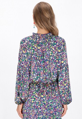 IZIA Blouse in Blauw