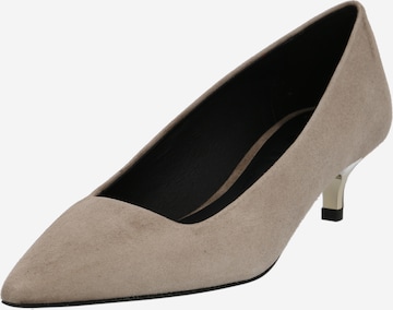 FURLA - Zapatos con plataforma en gris: frente