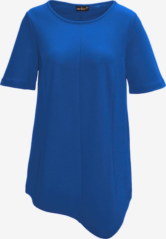 Goldner Shirt in Blau: Vorderseite
