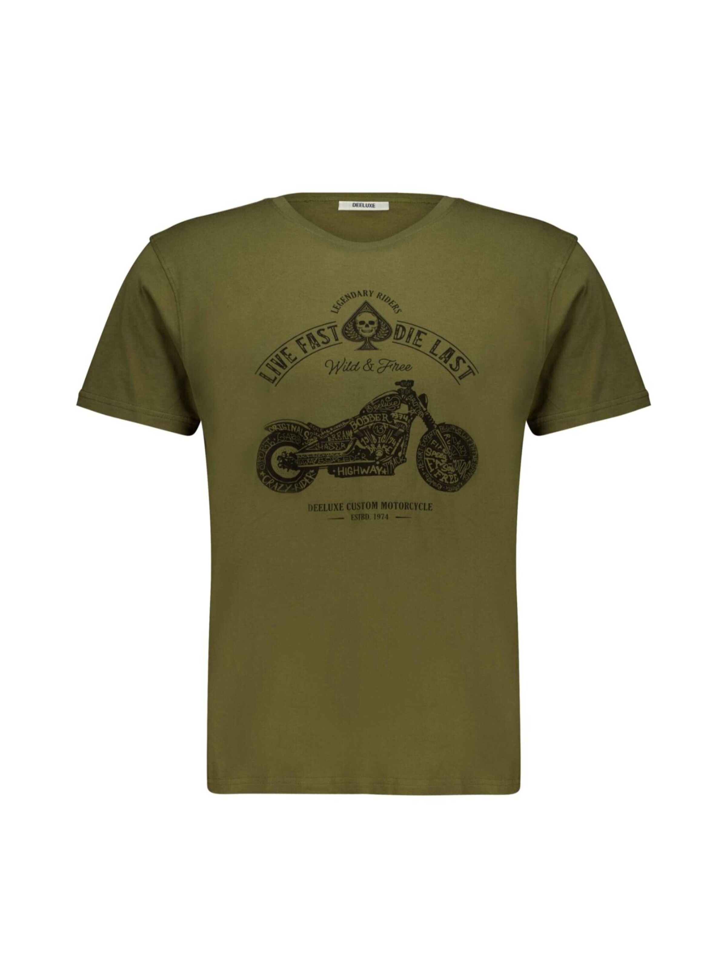 Deeluxe T-Shirt en 140-152 en kaki, Vue avec produit
