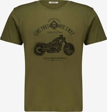 T-Shirt Deeluxe en vert : devant