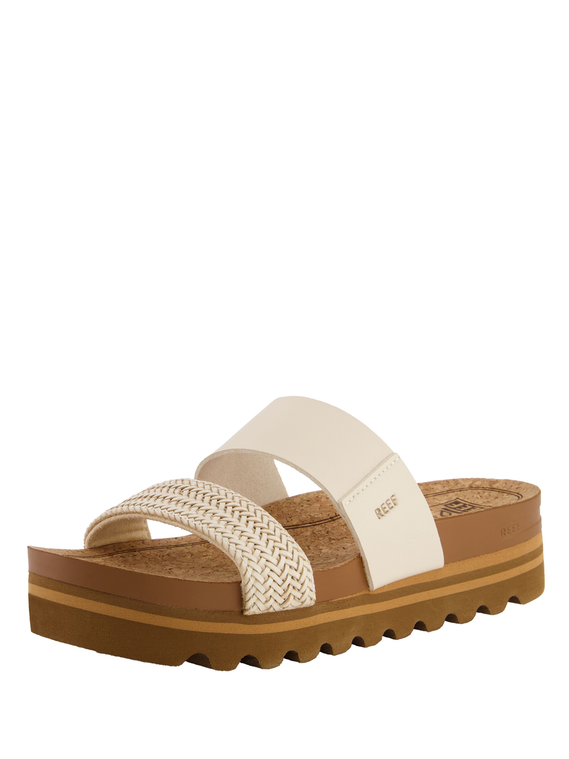 REEF Badeschuh 'Cushion Vista HI' in karamell / wollweiß, Produktansicht