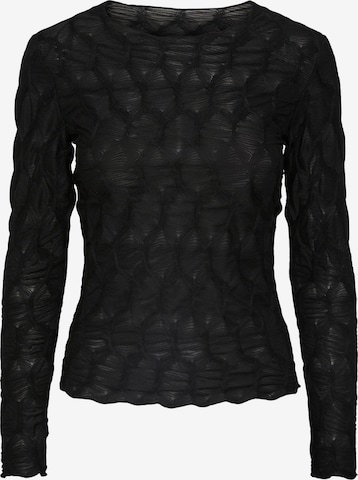 PIECES Shirt 'LOLA' in Schwarz: predná strana