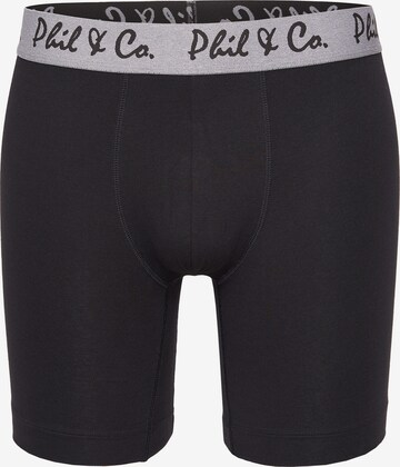 Phil & Co. Berlin Boxershorts ' All Styles ' in Zwart