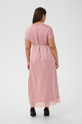 KAFFE CURVE Jurk 'KCjamie' in Roze