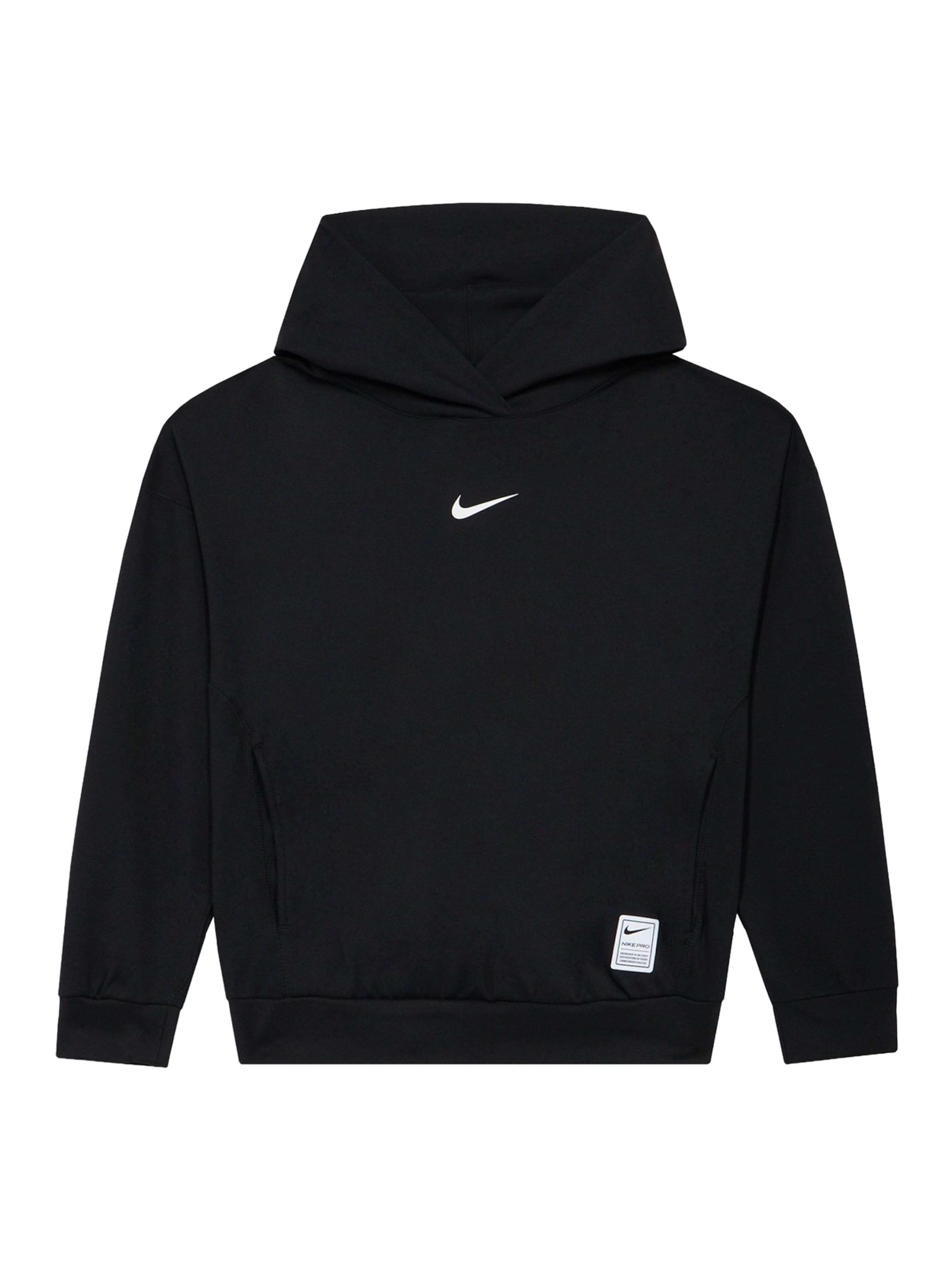 NIKE Sports sweatshirt in Black: front