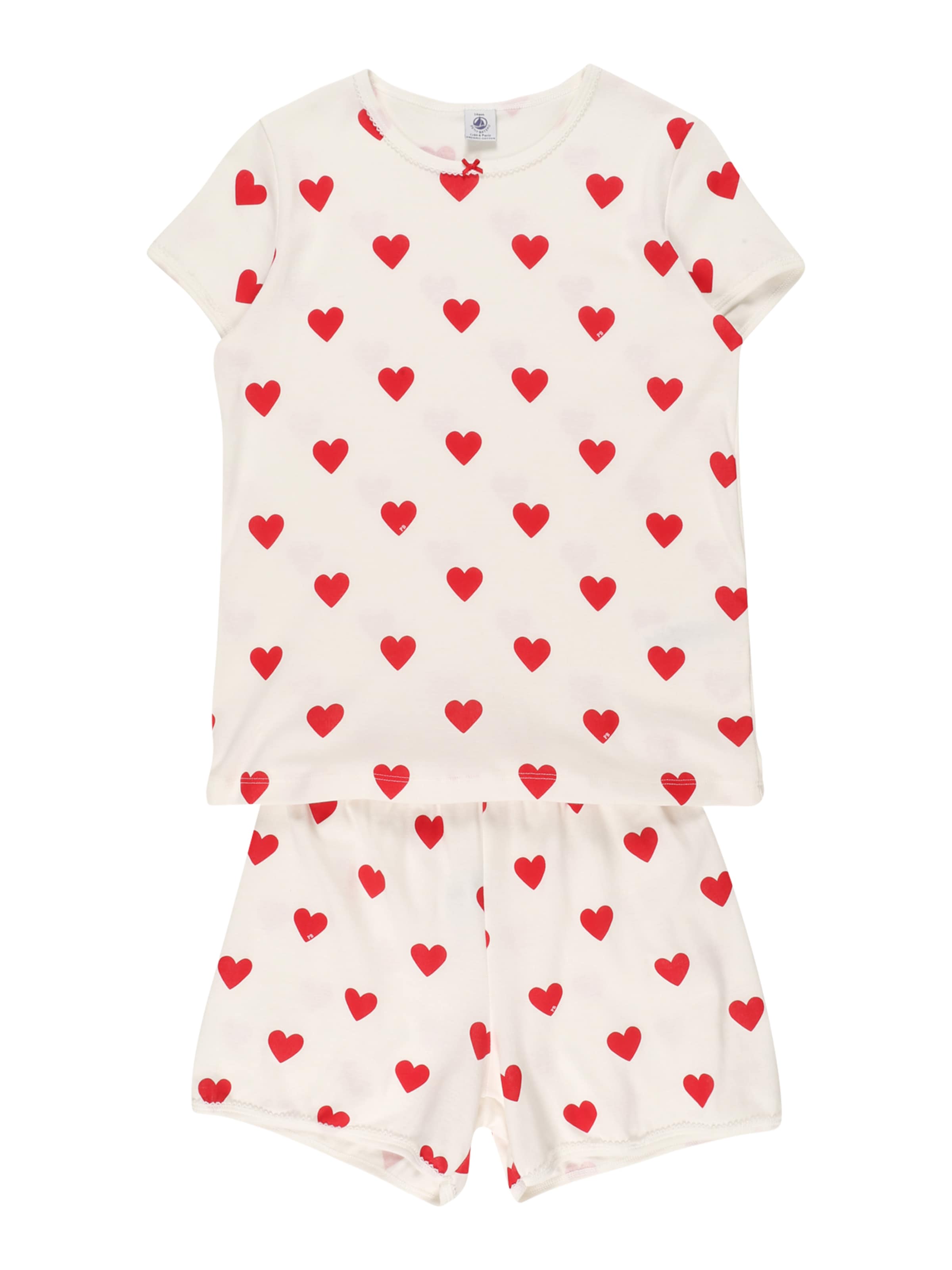 PETIT BATEAU Piżama w kolorze biały: przód