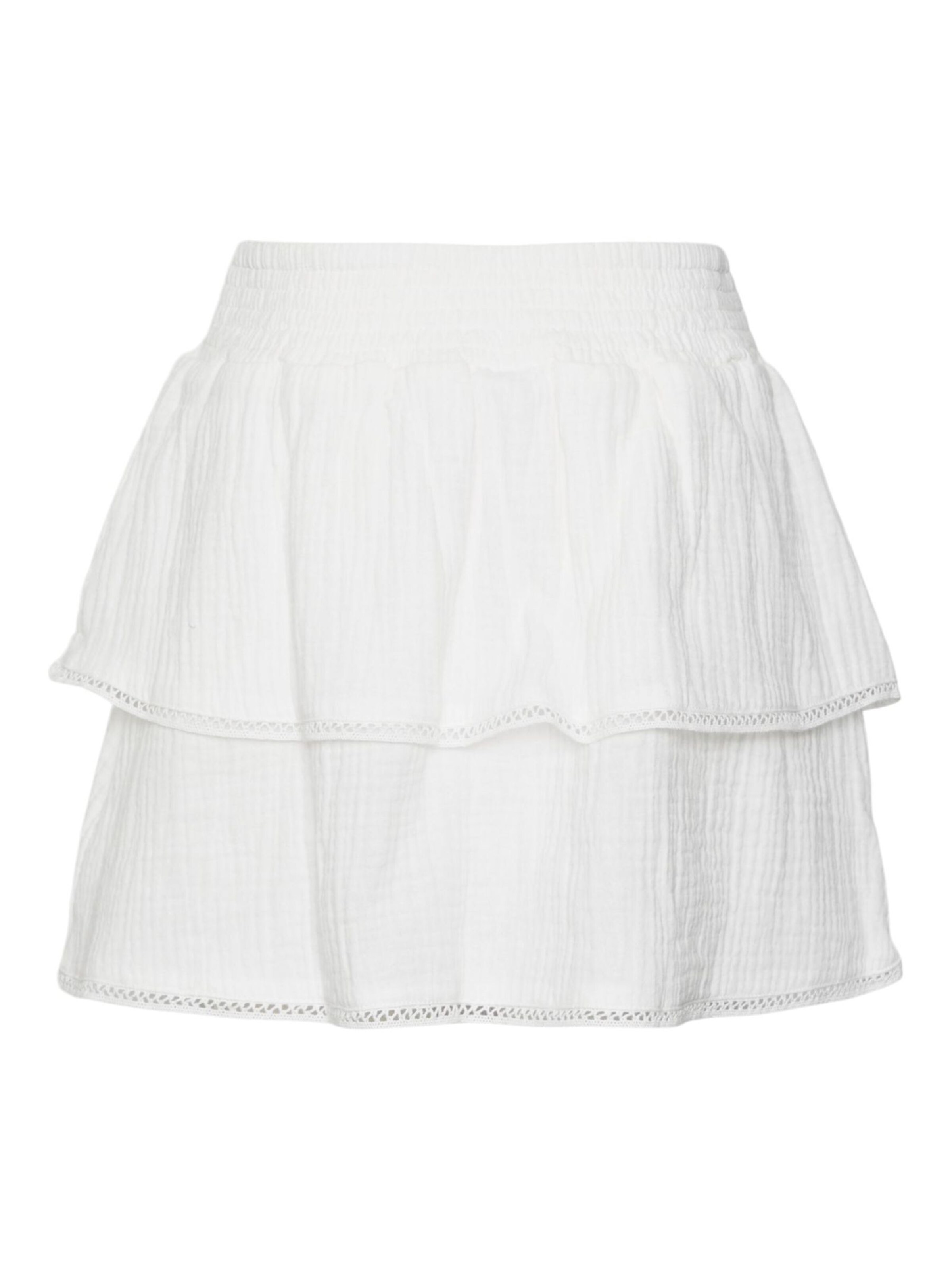 Vero Moda Girl - Falda 'VMNatali' en blanco