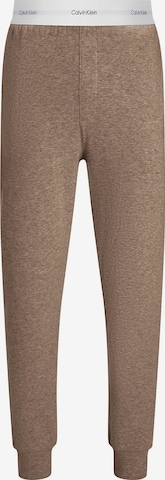 Calvin Klein Underwearregular Pidžama hlače - bež boja: prednji dio