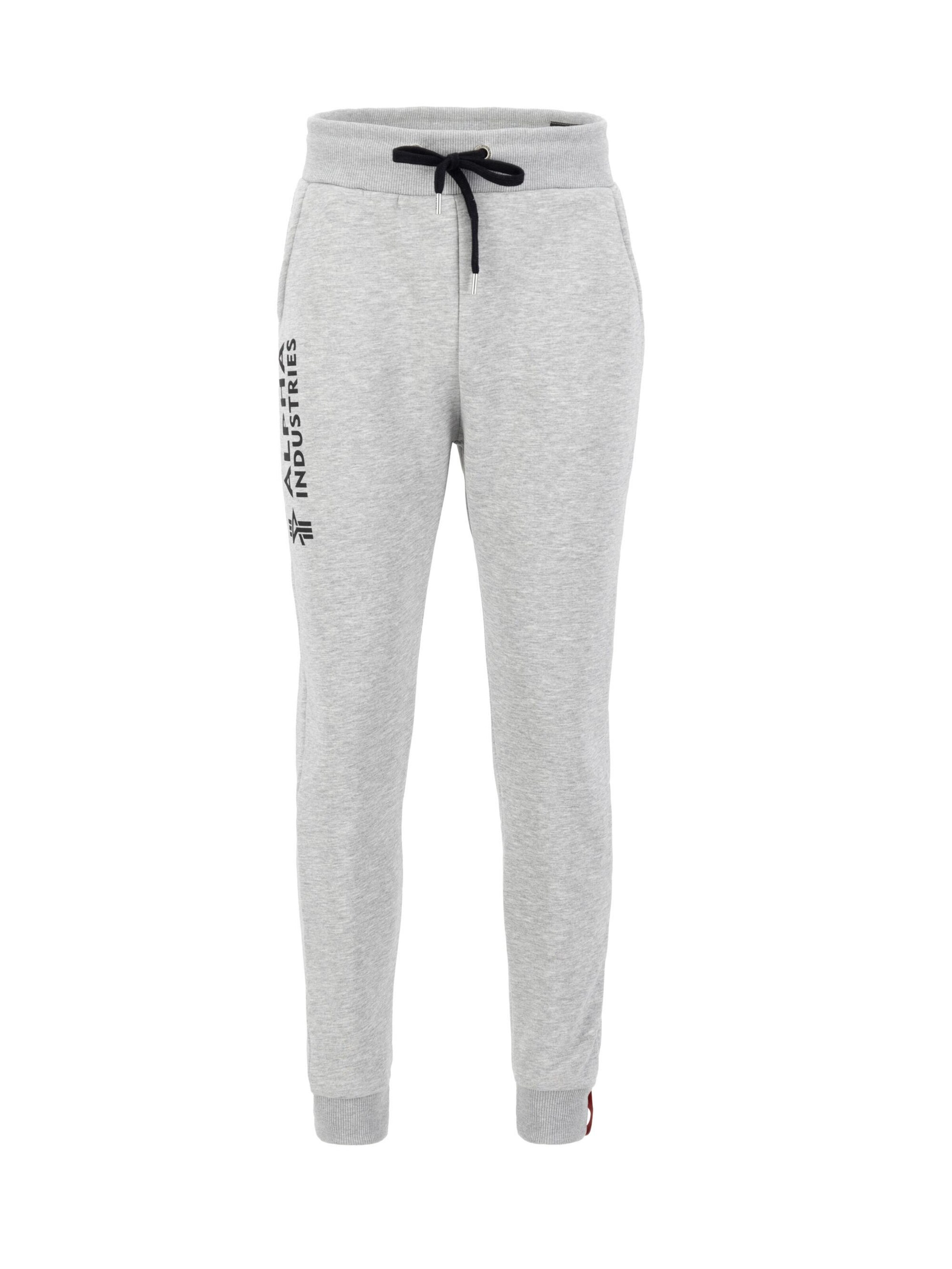 ALPHA INDUSTRIES Regular Pants 'Basic AI' in Grey: front