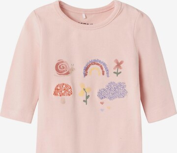 T-Shirt 'BISSIE' NAME IT en rose : devant