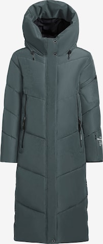 khujo Winter Coat in Green: front