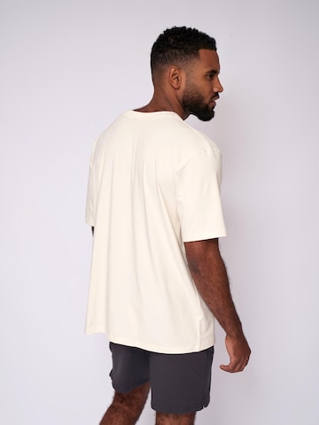 Maglietta 'Essential Oversized T-shirt' di Fortex Fitness in bianco