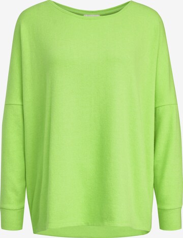 Cotton Candy Sweatshirt 'CALPURNIA' in Green: front