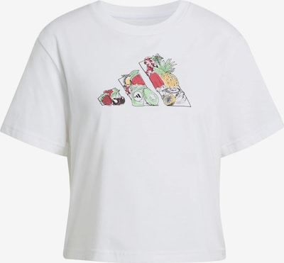 ADIDAS SPORTSWEAR Tehnička sportska majica 'FOOD' u žuta / svijetlozelena / crvena / bijela, Pregled proizvoda