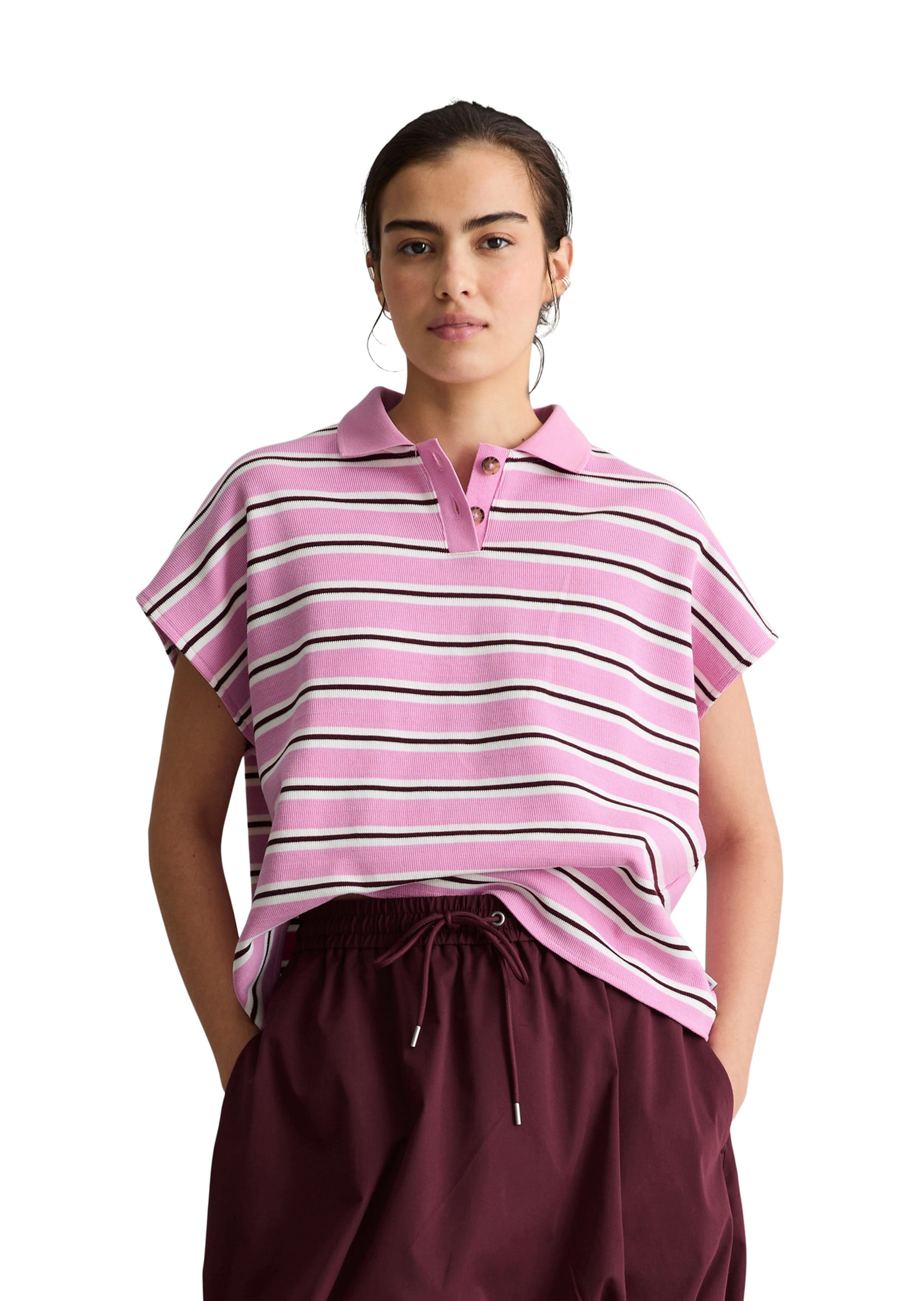 T-shirt Marc O'Polo DENIM en rose : devant