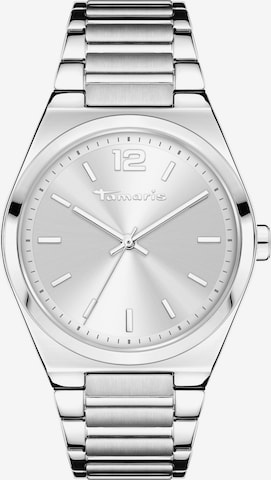 Tamaris Analoguhr in Silber: Vorderseite