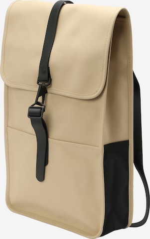 RAINS Backpack in Beige: front