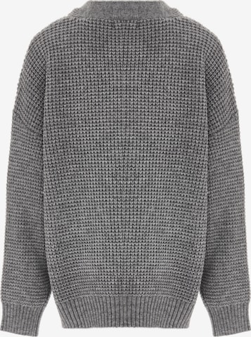 caissa Knit Cardigan in Grey