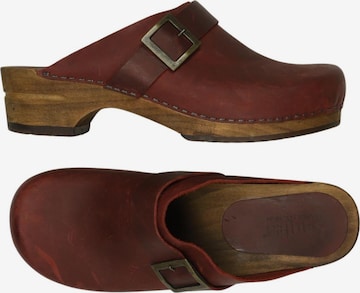 SANITA Sandalen 42 in Rot: Vorderseite