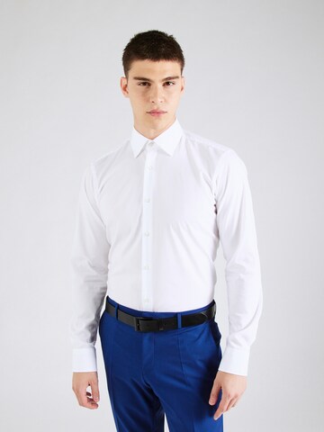 BOSS - Ajuste regular Camisa 'Joe' en blanco: frente