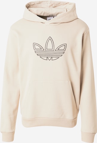 ADIDAS ORIGINALS Sweatshirt 'Outline' in Beige: front