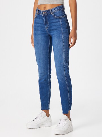 COMMA Slimfit Jeans in Blauw: voorkant