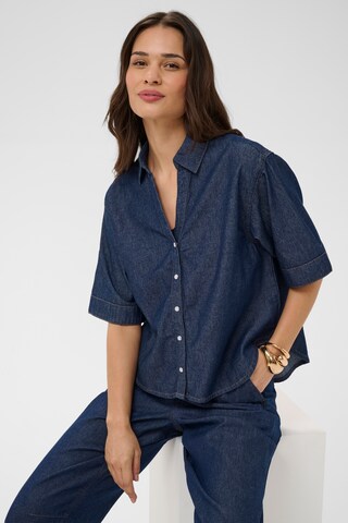 Kaffe Blouse 'Jade' in Blue