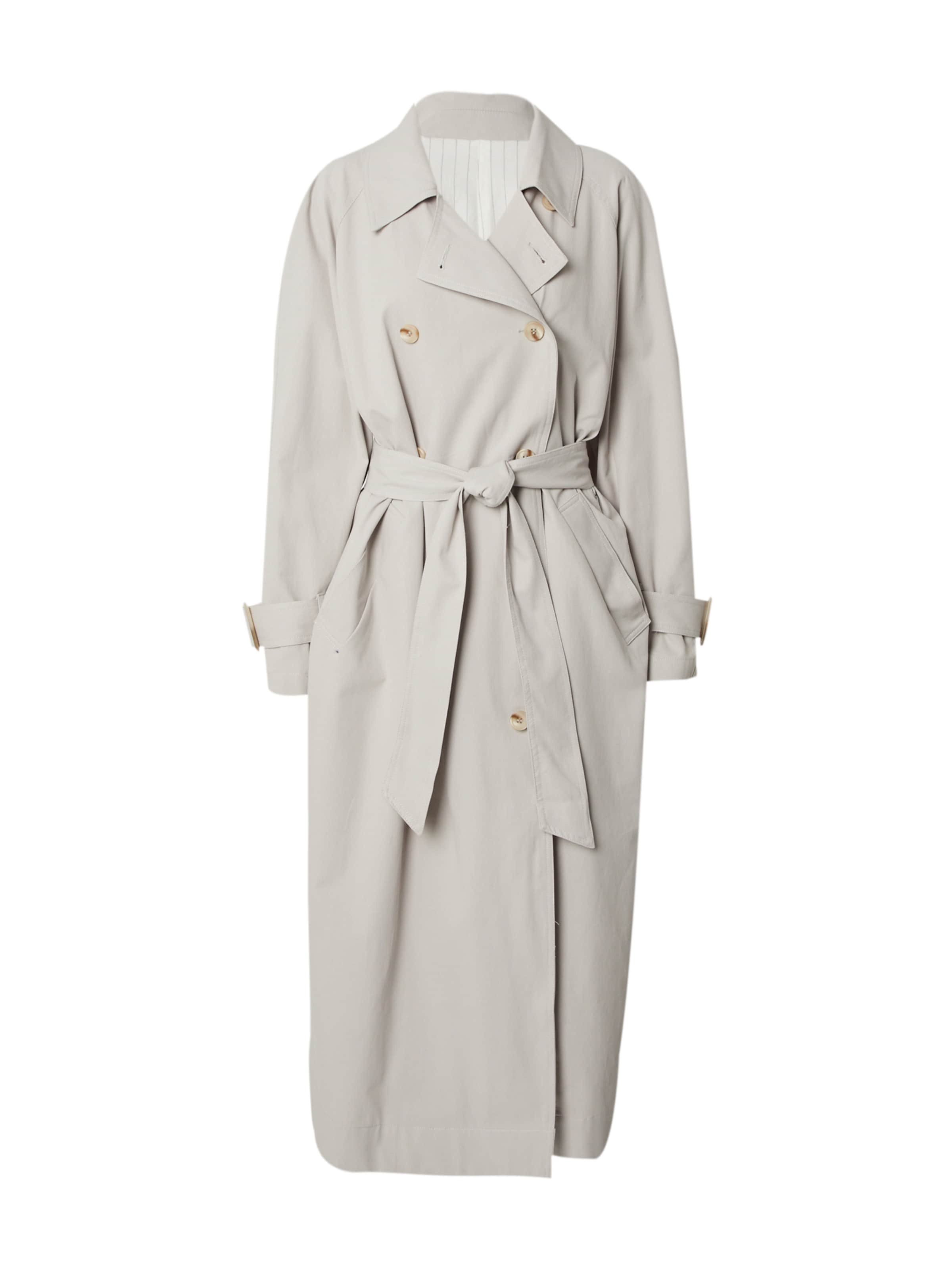 Manteau mi-saison TOPSHOP en gris : devant