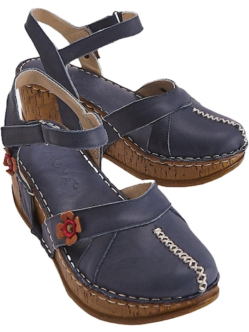 Limoya - Sandalias 'Katlyn' en azul: frente