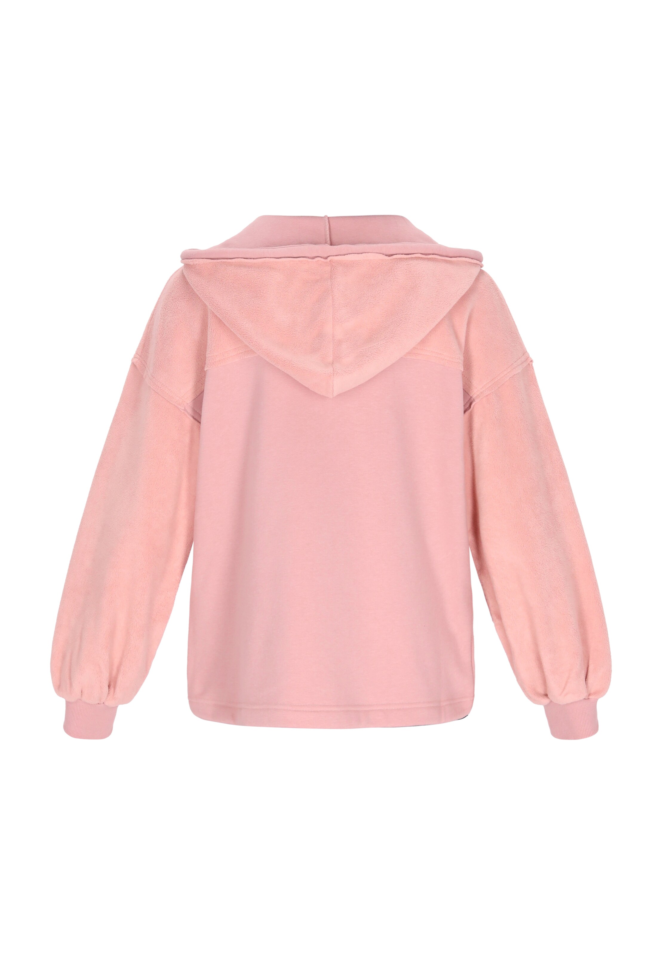 ROCKEASY Кофта на молнии в Ярко-розовый