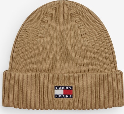 Tommy Jeans Mütze 'Heritage' in camel / marine / rot / weiß, Produktansicht