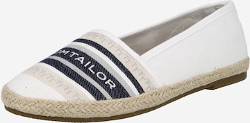 TOM TAILOR Espadrilles in White: front