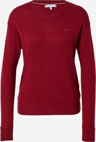 TOMMY HILFIGER Sweater in Red: front