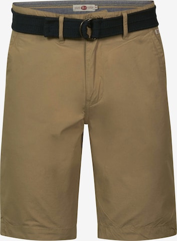 Regular Pantalon chino Petrol Industries en marron : devant