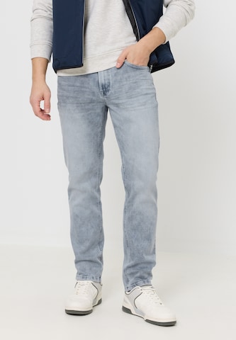 Street One MEN Slim fit Jeans in Grey: front