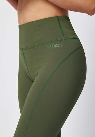Skinny Leggings SNOCKS en vert