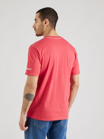 REPLAY Koszulka w kolorze czerwony