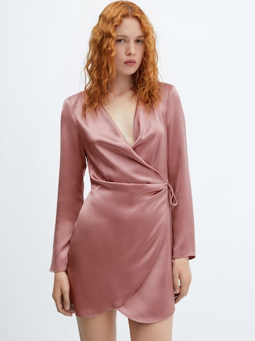 MANGO Cocktail Dress in Pink: front