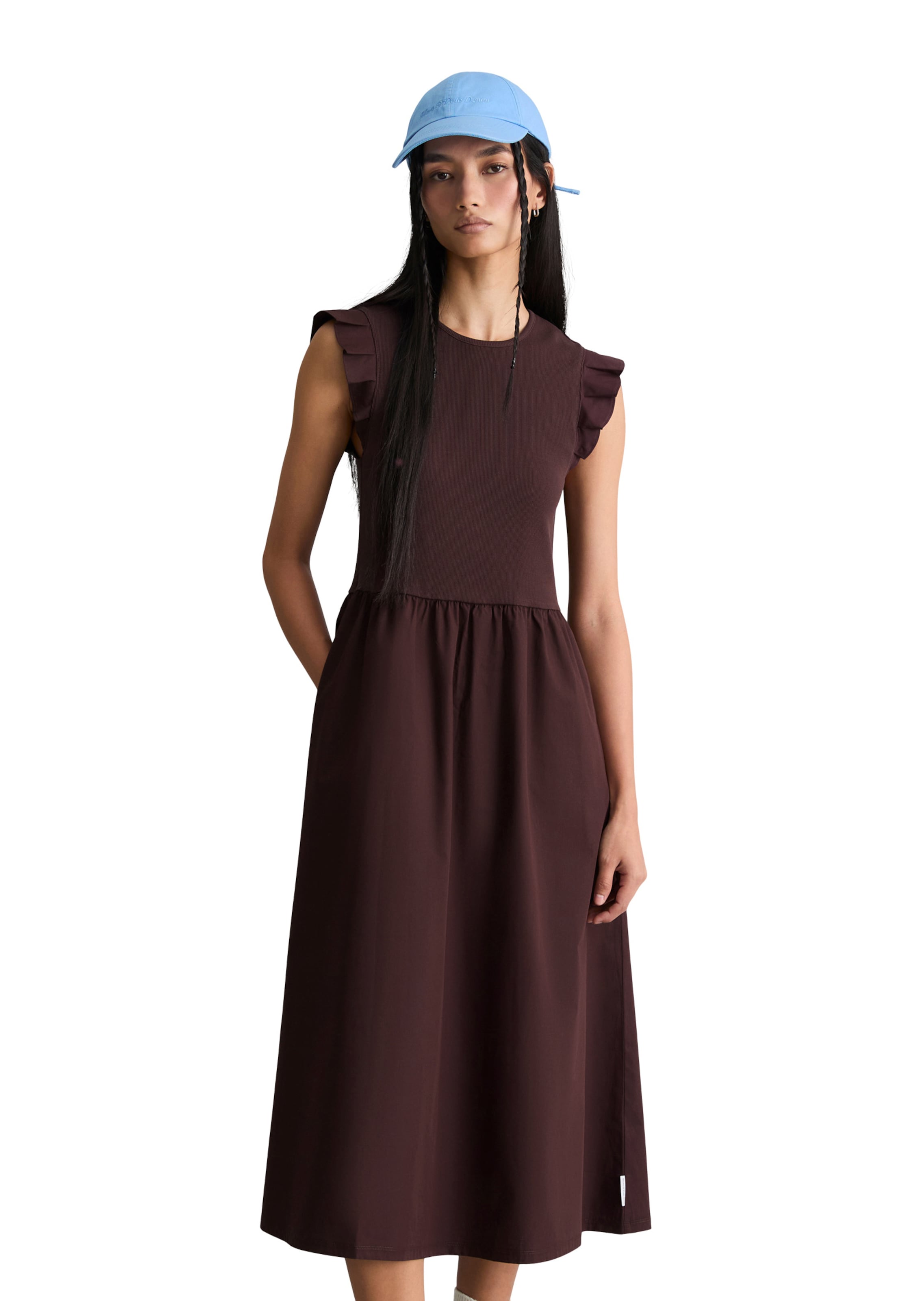 Marc O'Polo DENIM Kleid in Rot: Vorderseite