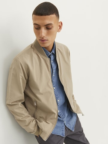 JACK & JONES Regular fit Between-season jacket 'JJRush' in Brown