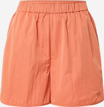 Regular Pantalon 'Wish' JUST FEMALE en orange : devant